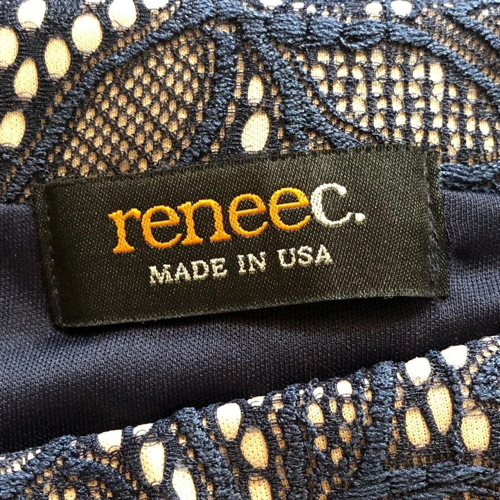 ⭐️ Renee C Adalyn Lace Skirt Navy Stitch Fix Size: Small